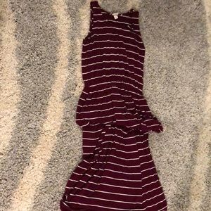 🌟3 for $30🌟 Maroon Striped Maxi Dress